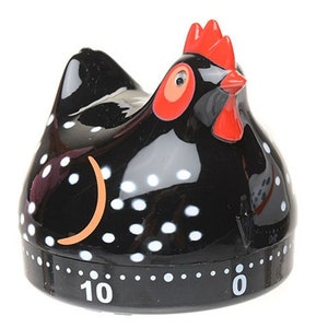 Black Chicken Kitchen Timer