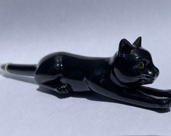 Black Cat Pen Glossy Detailed