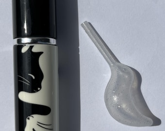 Empty / Refillable Kitty Cats Perfume Bottle and Bird Eye Dropper