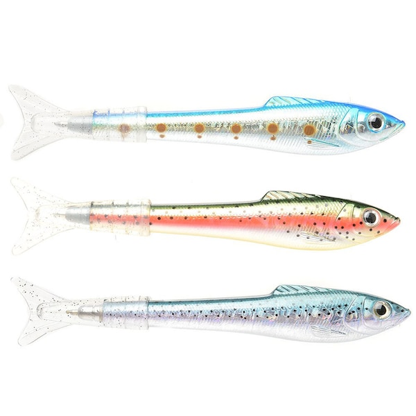 Translucent Fish Pen Set 3 pcs