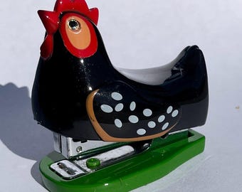 Small Black Chicken Stapler