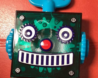 Green Robot Tape Measure (5 feet) for Crochet, Cloth Measuring, Sewing, Fabric Measurements, Body Measuring