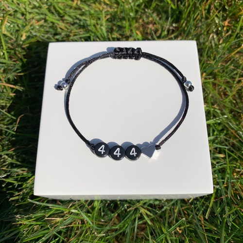 Custom Number Bracelets, Adjustable Personalized Bracelet, 111, 222, 333, 444, 555, 888