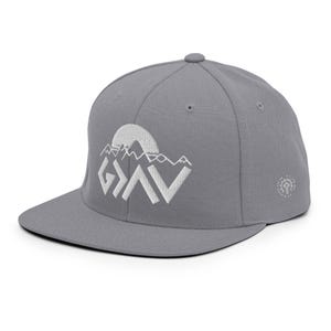 God is Greater Than the Ups and Downs - Snapback Hat Men and Womens