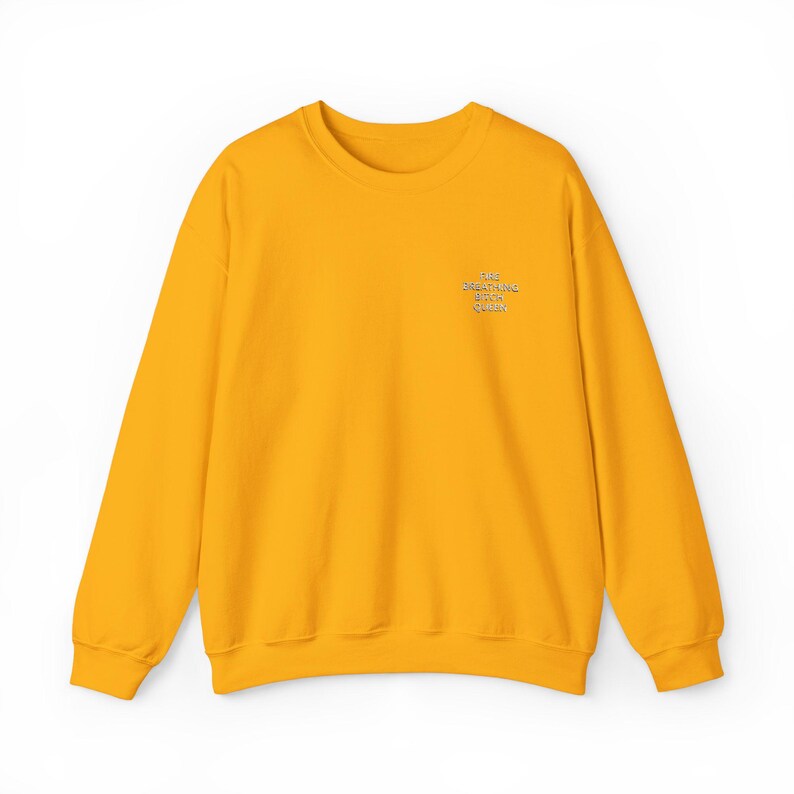 Fire Breathing Bitch Queen Unisex Crewneck Sweatshirt, Throne of Glass, Aelin image 9