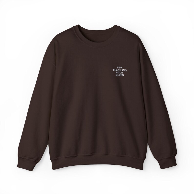 Fire Breathing Bitch Queen Unisex Crewneck Sweatshirt, Throne of Glass, Aelin image 5