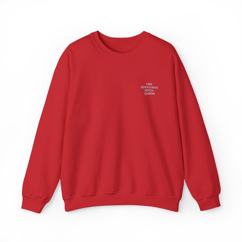 Fire Breathing Bitch Queen Unisex Crewneck Sweatshirt, Throne of Glass, Aelin image 7