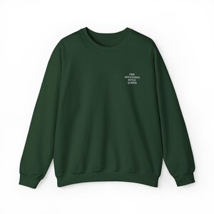 Fire Breathing Bitch Queen Unisex Crewneck Sweatshirt, Throne of Glass, Aelin image 1