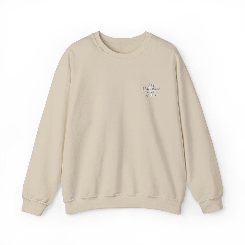 Fire Breathing Bitch Queen Unisex Crewneck Sweatshirt, Throne of Glass, Aelin image 8