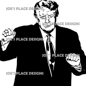 Trump Dancing Vector Image Files (EPS and SVG Formats)