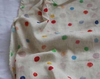 Colorful Polka Dot Printed Fabric,Sewing Fabric,Dress Fabric,Polka Dot Fabric,Soft Fabric,Table Fabric,Curtain Fabric,Fabric By 1/2 Yard