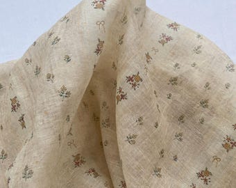 Tela de tencel con flores pequeñas, tela floral, tela para vestidos, tela para coser, tela de tencel, tela para cortinas, tela para mesas, tela para manualidades, tela por 1/2 metro