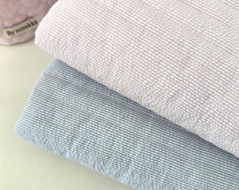 Stripe Solid Quilted Fabric,Quilted Fabric,Striped Fabric,Soft Fabric,Padded Fabric,Blue Fabric,Winter Fabric,DIY Fabric,Fabric By 1/2 Yards