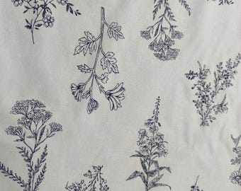 Floral Cotton Fabric,Floral Fabric,Dress Fabric,Cotton Fabric,Quilting Fabric,Soft Fabric,Curtain Fabric,Table Fabric,Fabric By 1/2 Yard