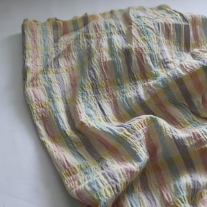 Tecido de algodão listrado, Tecido de algodão, Tecido listrado, Tecido para vestido, Tecido macio, Tecido para patchwork, Tecido para cortina, Tecido para mesa, Tecido por 1/2 jarda