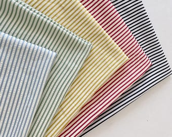 Randigt texturerat tyg, quilttyg, sytyg, klänningstyg, randigt tyg, mjukt tyg, gardintyg, gör-det-själv-tyg, tyg på 1/2 meter