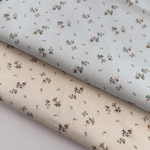 Tissu sergé à fleurs,Tissu à fleurs,Tissu à courtepointe,Tissu imprimé,Tissu pour habillement,Tissu sergé,Tissu à coudre,Tissu pour rideaux,Tissu par 1/2 yard
