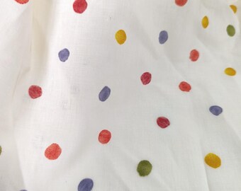 Polka Dot Cotton Fabric,Cotton Fabric,Sewing Fabric,Dress Fabric,Polka Dot Fabric,Baby Fabric,Curtain Fabric,DIY Fabric,Fabric By 1/2 Yard
