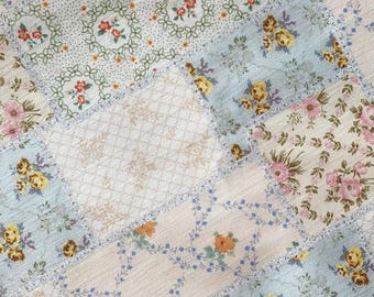 Floral Cotton Fabric,Floral Fabric,Dress Fabric,Cotton Fabric,Quilting Fabric,Printed Fabric,Soft Fabric,Curtain Fabric,Fabric By 1/2 Yard