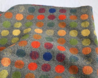 Bunter Polka Dot Stoff,Polka Dot Stoff,Polka Dot Stoff,Winter Stoff,Kissenstoff,Sofa Stoff,Jackenstoff,Stoff 1/2 Yard