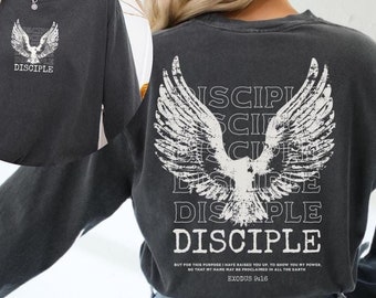 Disciple Shirt Long Sleeve T-shirt Comfort Colors Disciples of Christ Christian Shirt Jesus Shirt Faith Christian Gift Bible Verse Shirt