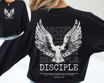 Christian Shirt Long Sleeve Comfort Colors Disciples of Christ Jesus Shirt Jesus Shirt Faith Christian Gift Bible Verse Shirt Christian