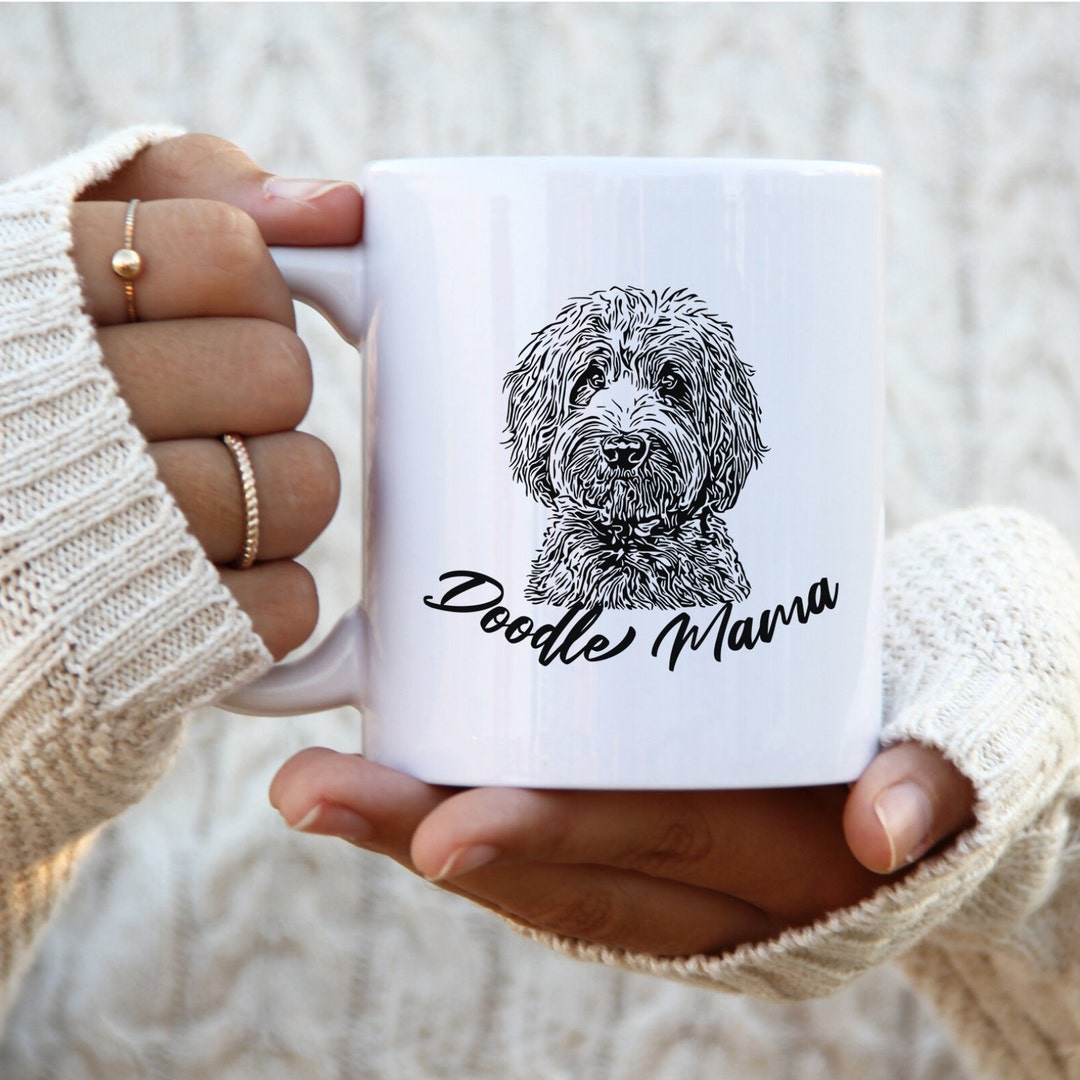 Doodle Dog Mug,custom Doodle Mug,doodle Mama,doodle Dad,doodle Mom,pet ...
