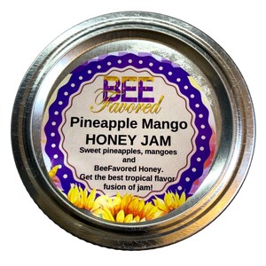 Pineapple Mango Honey Jam - Tropical Infusion - 8oz