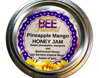 Pineapple Mango Honey Jam - Tropical Infusion - 8oz