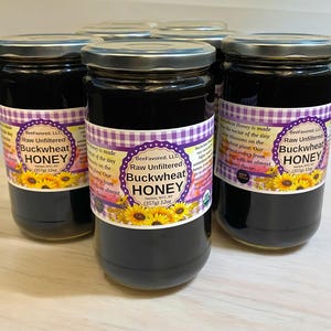 2lb Raw Buckwheat Honey - BeeFavored