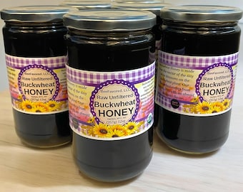 2lb Raw Buckwheat Honey - BeeFavored
