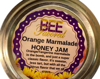Orange Tangerine Marmalade Honey Jam - 8oz