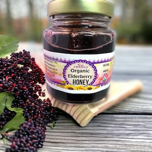 Elderberry Honey - Organic Top Seller