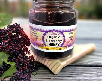 Elderberry Honey - Organic Top Seller