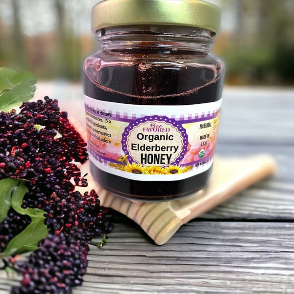 Elderberry Honey - Organic Top Seller