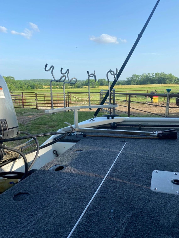 2 Vbar Fishing Rod Racks for Boats Etsy