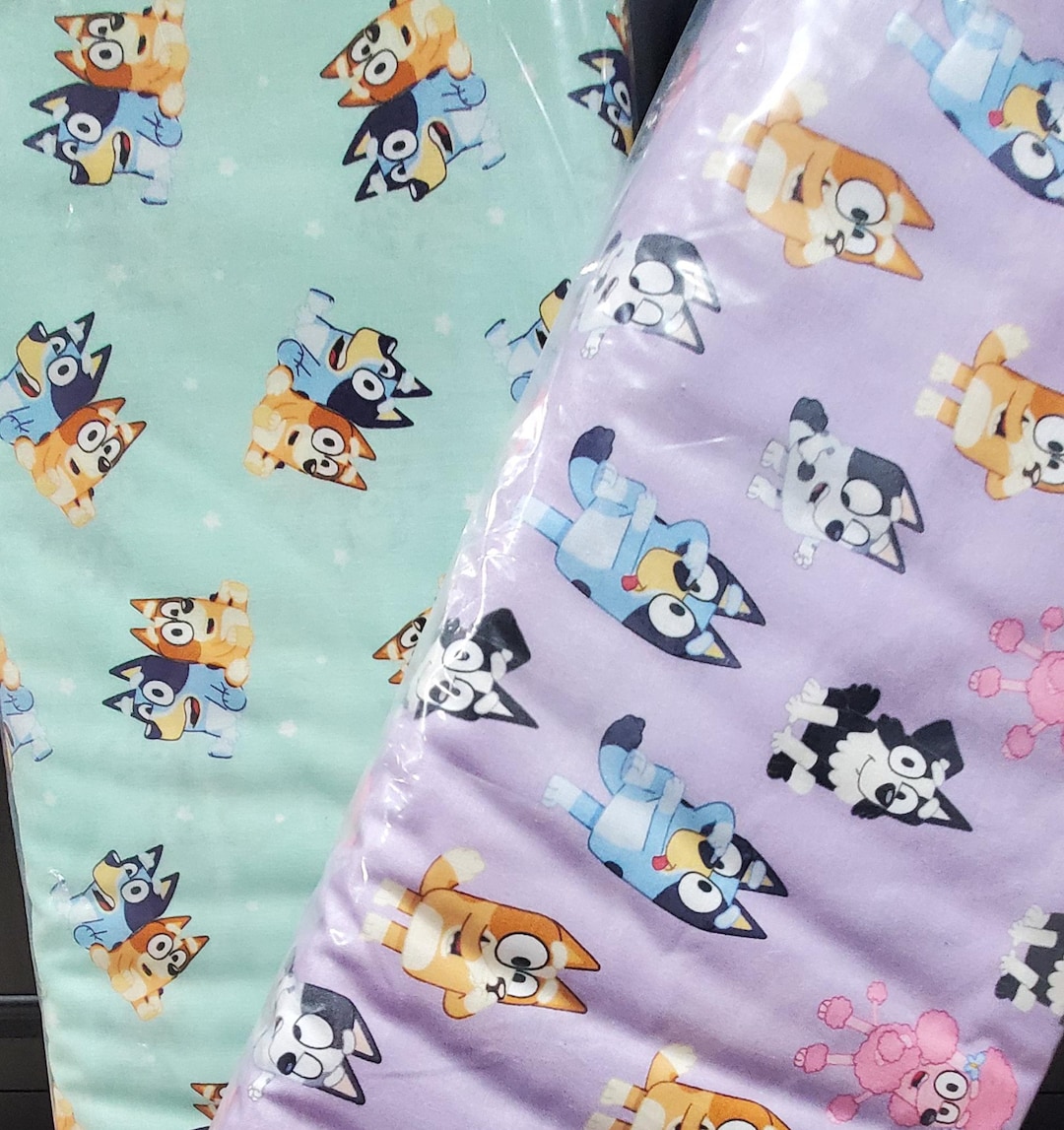Bluey and Friends Cotton Fabric by Springs Creative - Etsy