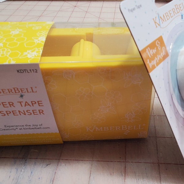 KimberBell Tape Dispenser w/1 Roll of Paper Tape