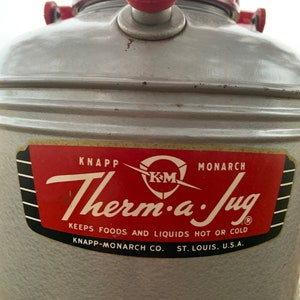 Vintage Knapp Monarch Therm-a-jug Thermos