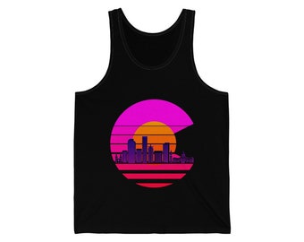 Sunset City - Denver - Unisex Tanktop