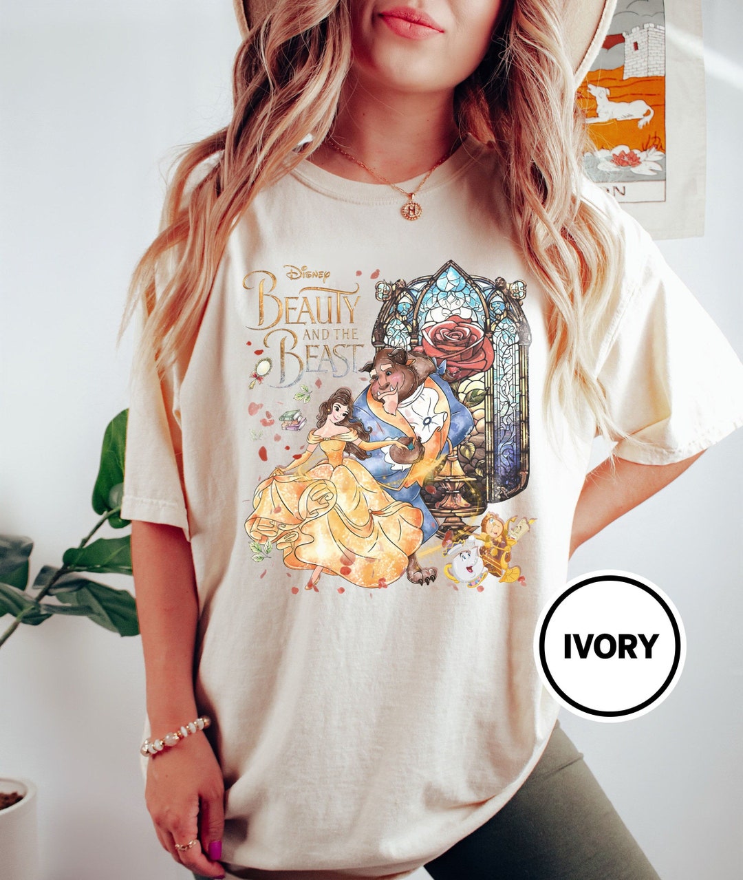 Retro Beauty and the Beast Comfort Colors Shirt, Vintage Disney Shirt ...