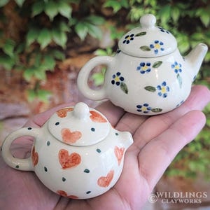 Handmade Mini Ceramic Teapot