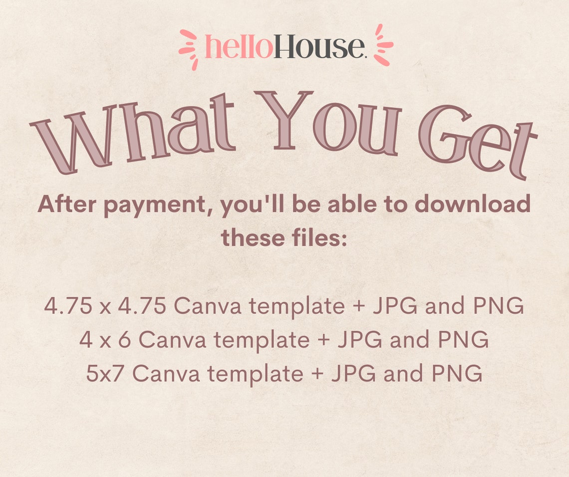 Drag and Drop Greeting Card Template Set 4x6 5x7 and Etsy