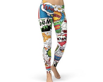 Marvel Leggings - Etsy