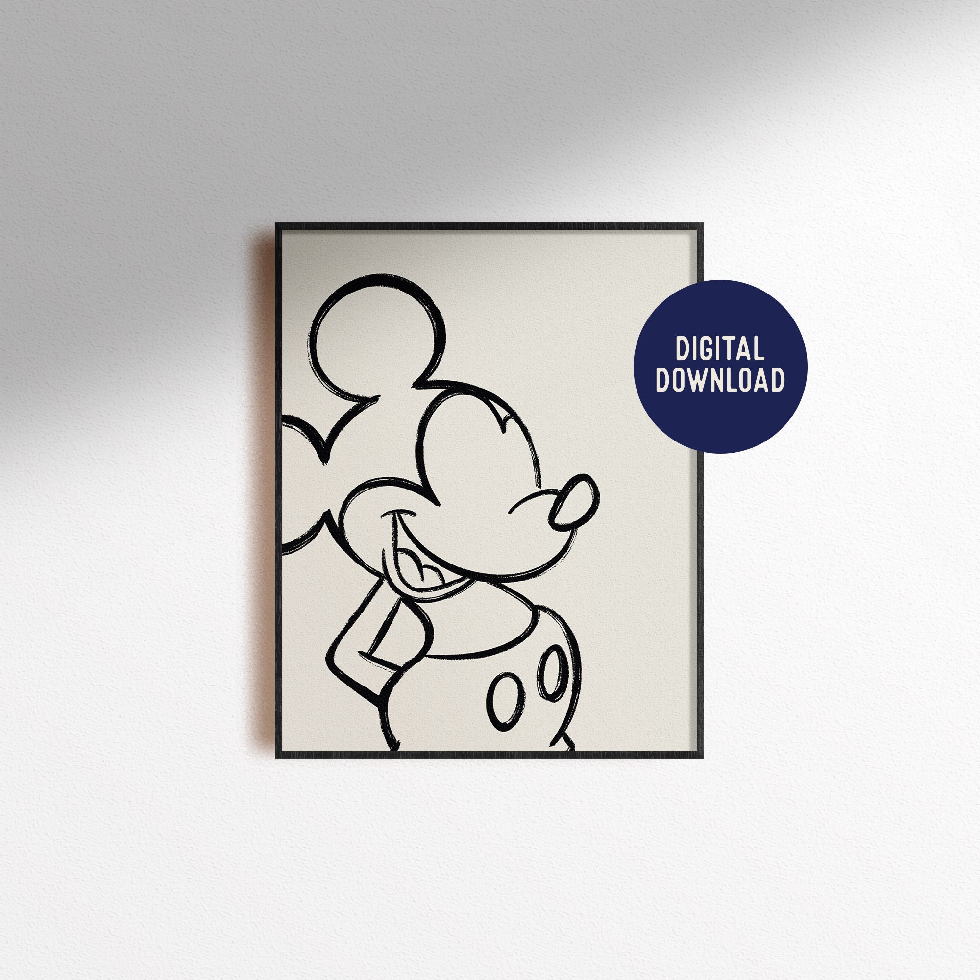 Mickey Mouse modern Pop Art - Explore our streetwear art collection!