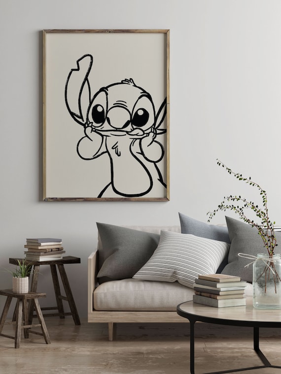 Lilo & Stitch Set Disney Art Print Digital Files nursery roo
