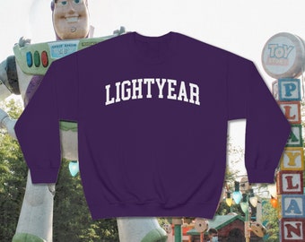 Buzz Lightyear Unisex Crewneck Varsity Sudadera Película Pixar Toy Story Fan Woody Mickey Space Ranger Adulto Regalo de Navidad