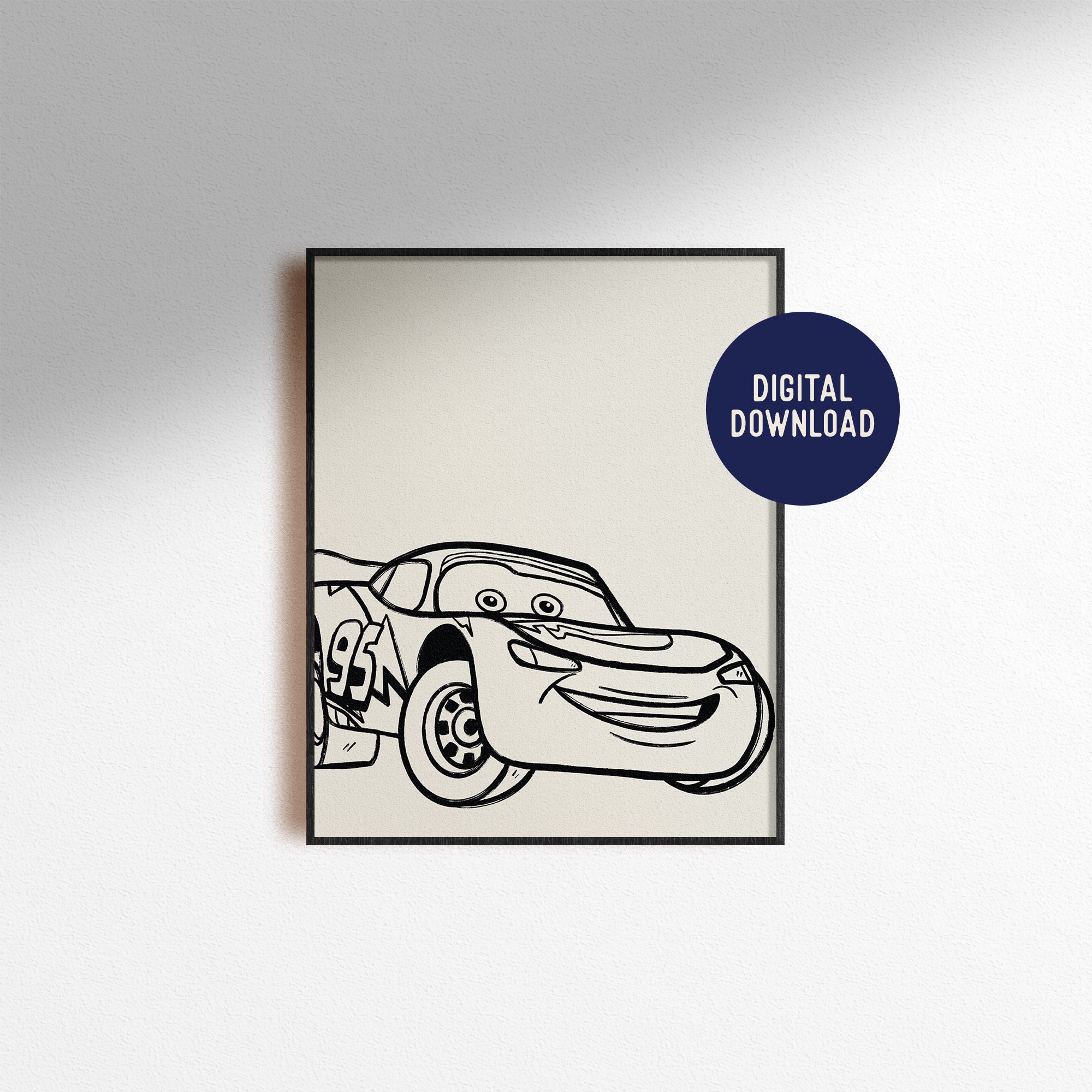 Lightning McQueen Illustration by Jocelyn Hernandez on Dribbble