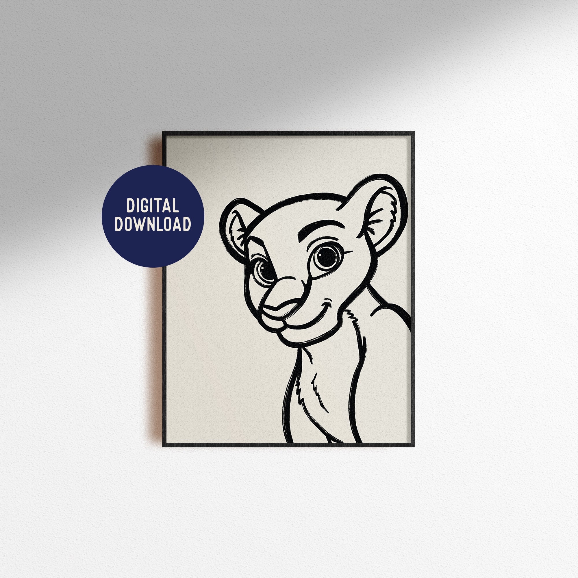 Lion King Drawing Face