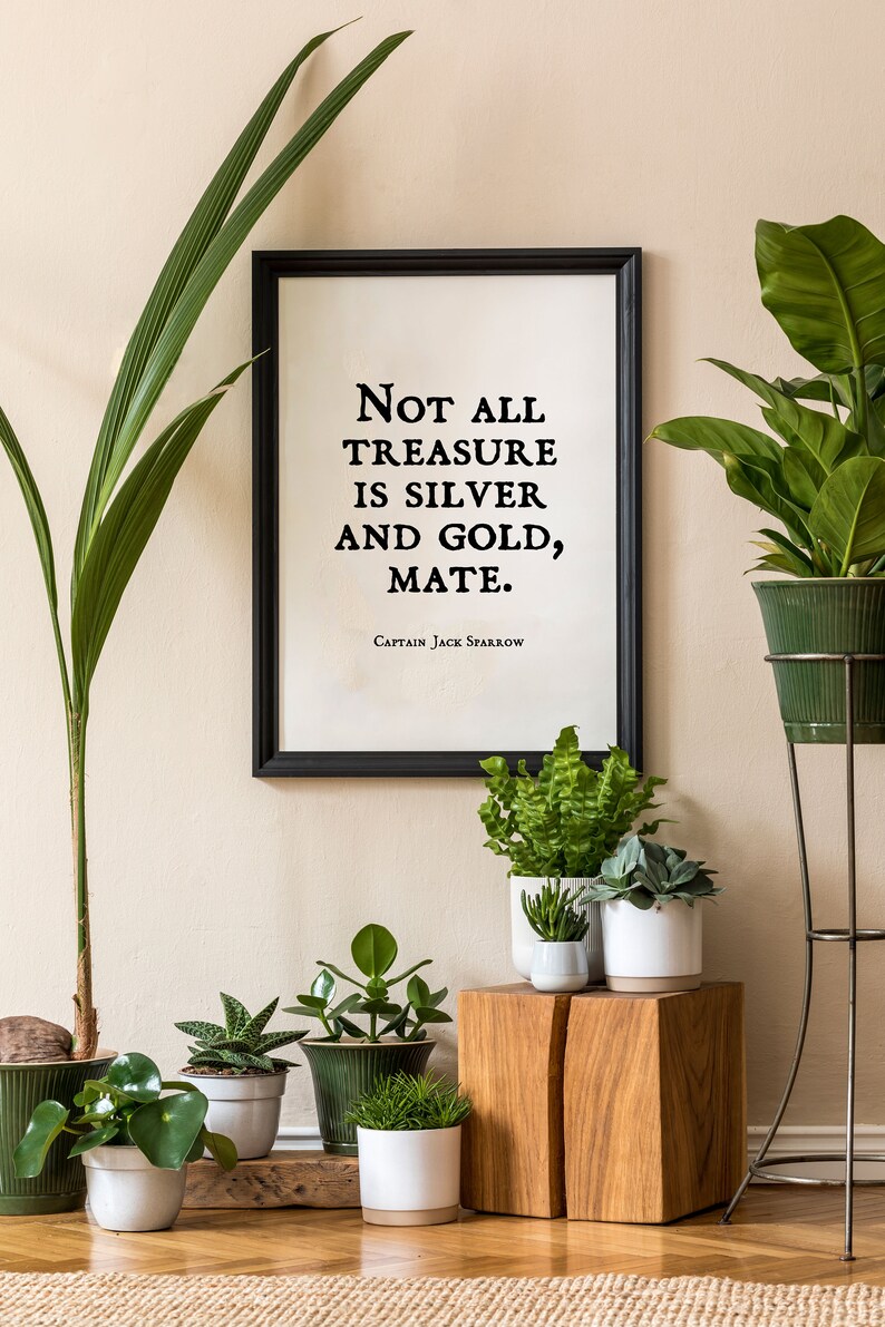 Digital Download Pirates Caribbean Jack Sparrow Print Quote - Etsy